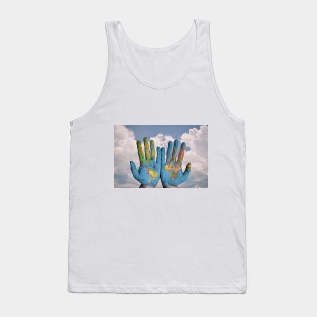 One World Tank Top by CDUS